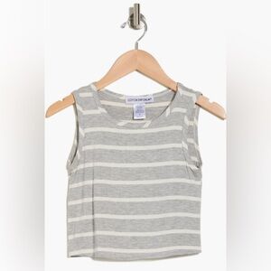 NWT Cotton Emporium Sleeveless Cropped Tank Juniors Size Large